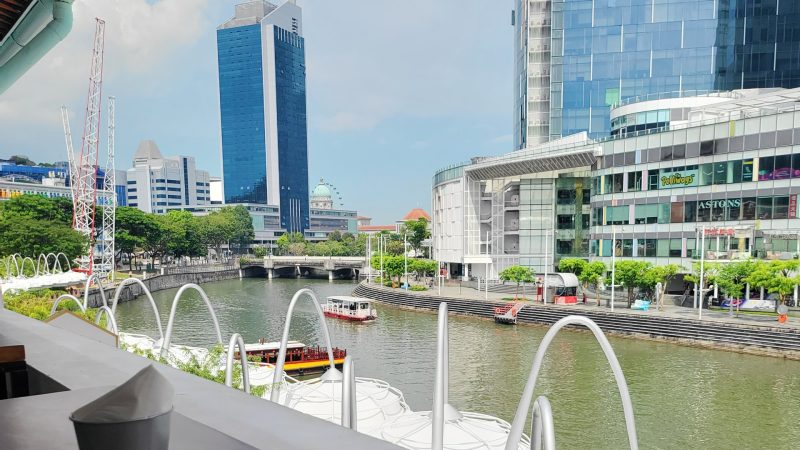 Spacious Warehouse Room event space with riverfront views and historic charm, Clarke Quay